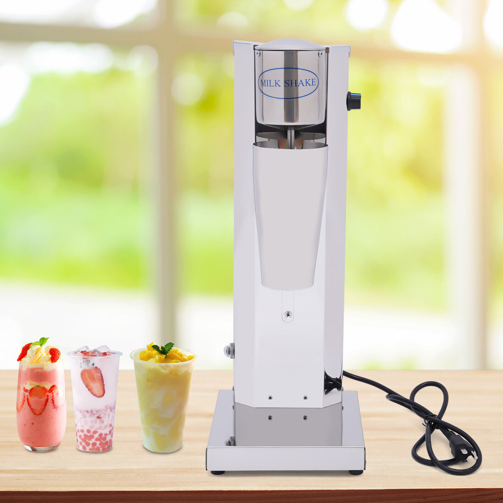 800ml Single-head Electric Drink Mixer Milkshake Mixing Machine Milk Shaker 180W