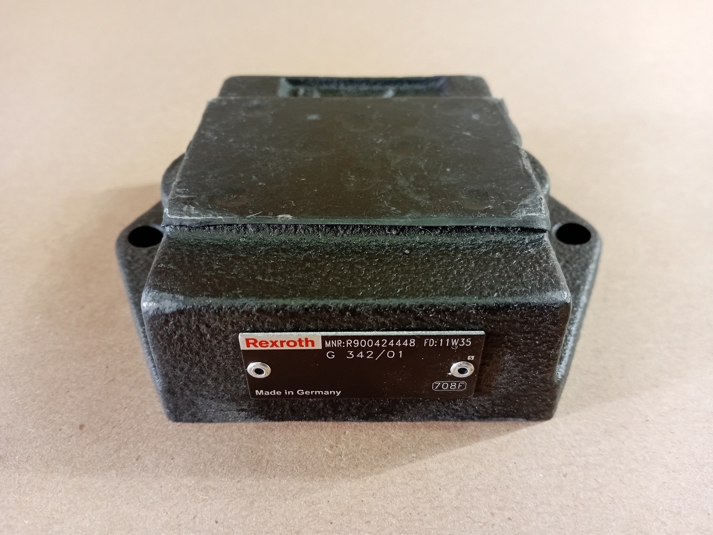 SURPLUS NEW REXROTH R900424448 Subplate , G342/01 – Parts & Components