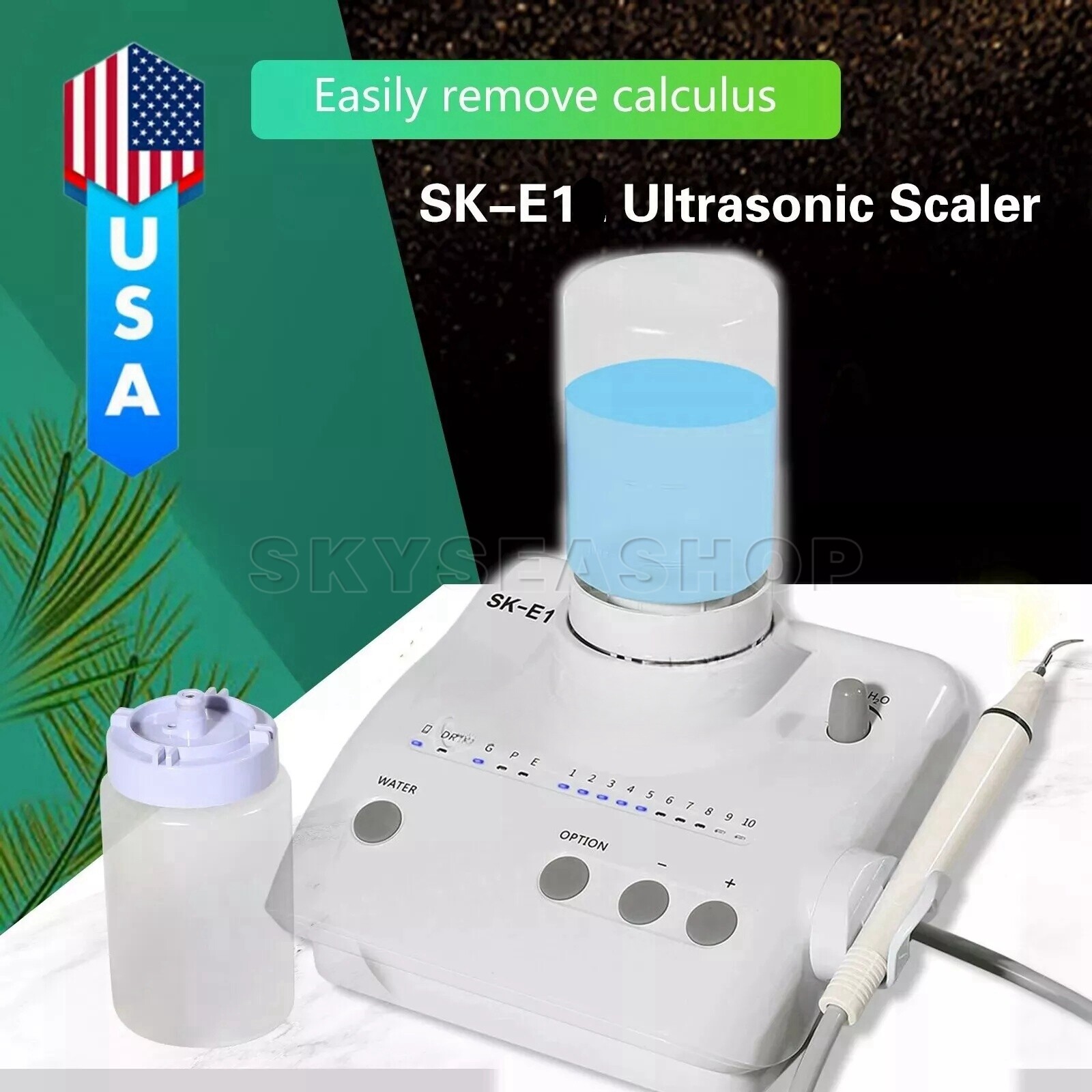 Dental Portable Ultrasonic Scaler Auto Water Bottles fit Cavitron EMS SKYSEA