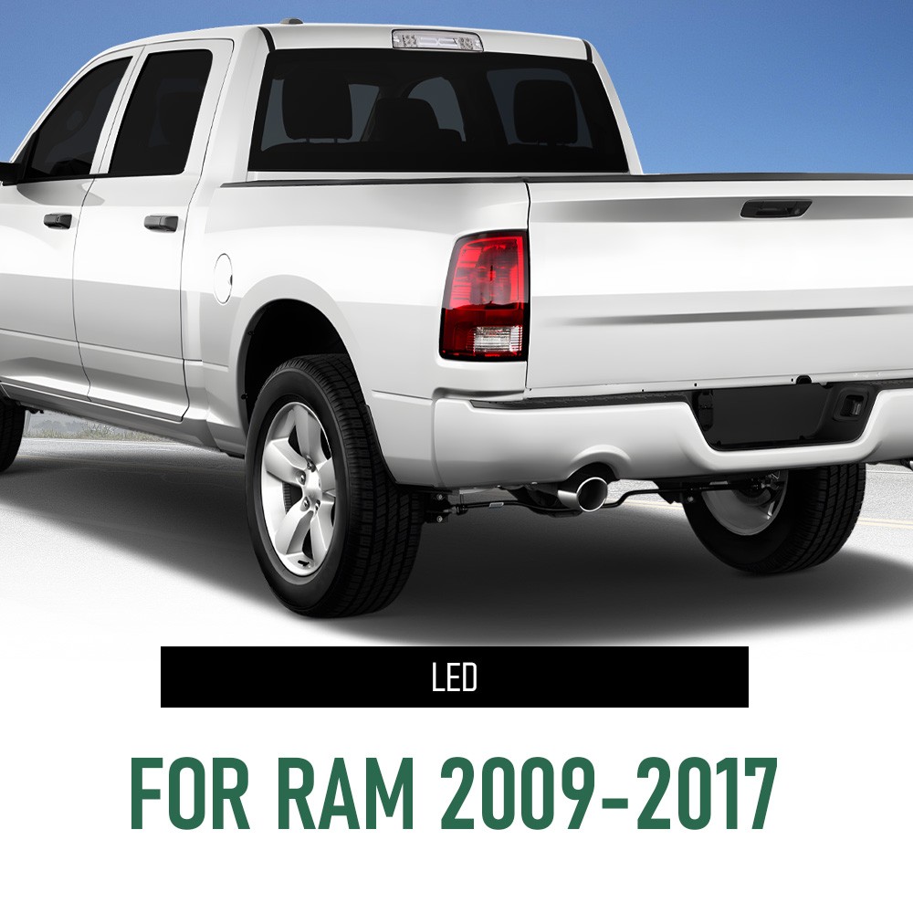 For RAM 1500 2500 3500 2009-2017 LED 3rd Brake Light Smoky Lens Black Housing US