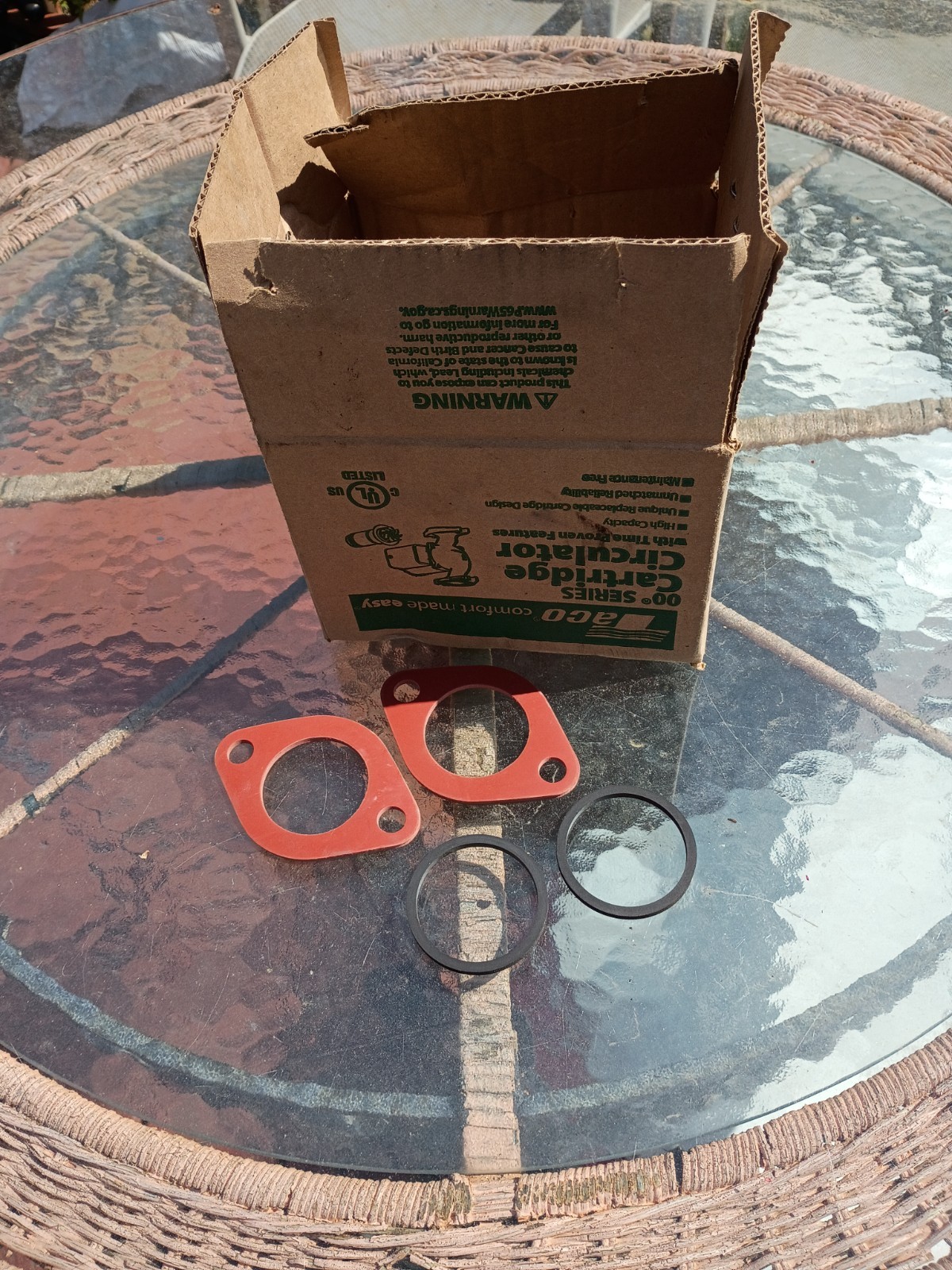 Taco 007-F5 Cast Iron Circulator Pump1/25 HP With New Gaskets