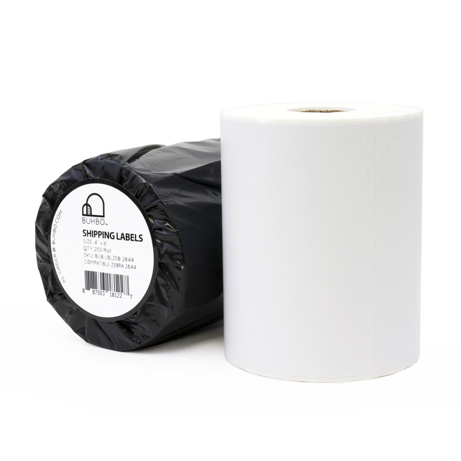 “Buhbo 4″”x6″” Direct Thermal Shipping Labels for Zebra 250 Labels/Roll”