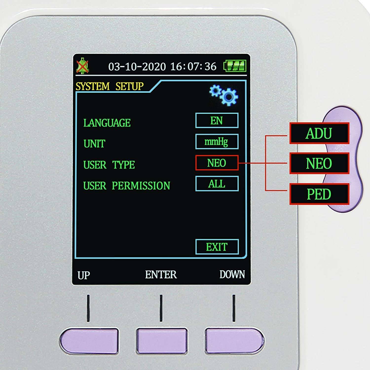 Digital Upper Blood Pressure Monitor meters sphygmomanometer,infant,child,adult