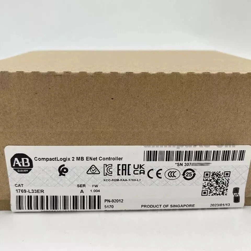 NEW Factory Sealed AB 1769-L33ER CompactLogix 2 MB Motion Controller 1769L33ER