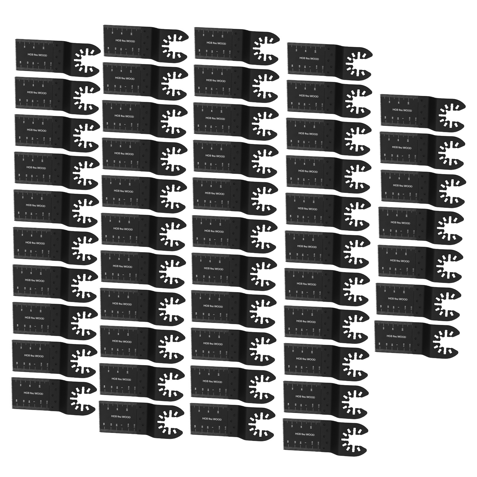 50Pieces 34mm Saw Blades Oscillating Multi Tool For Cutting Wood Plastic Drywall
