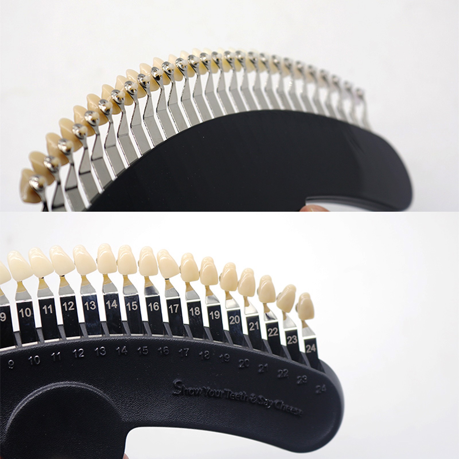 Shade Guide Dental Teeth Whitening Bleaching Comparison Shade Guide 27 Colors