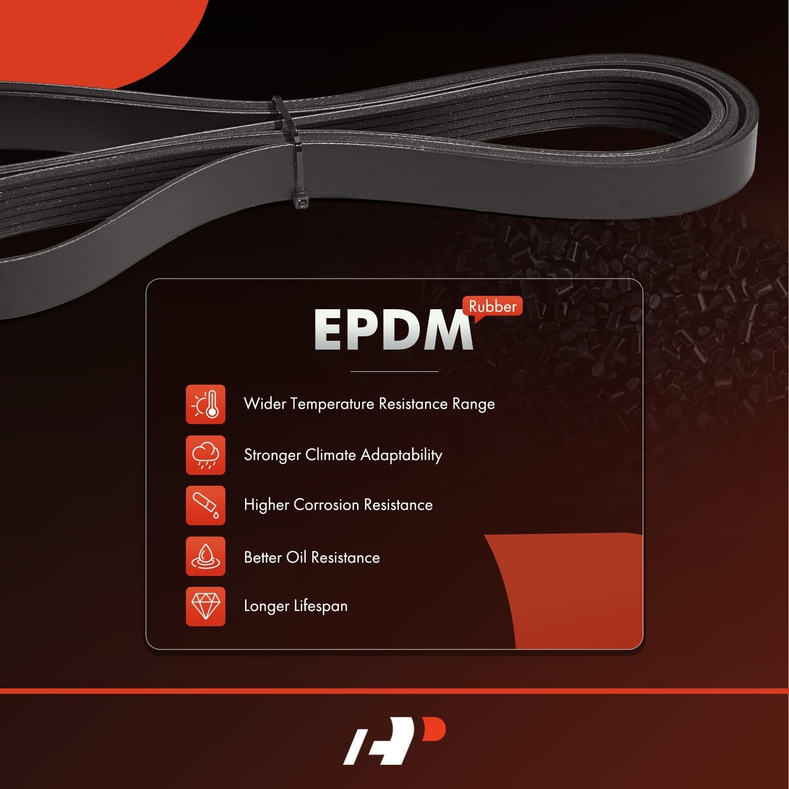 A-Premium 80.2 In Serpentine Belt for Jeep Compass 2007-2017, Patriot 2007-2017