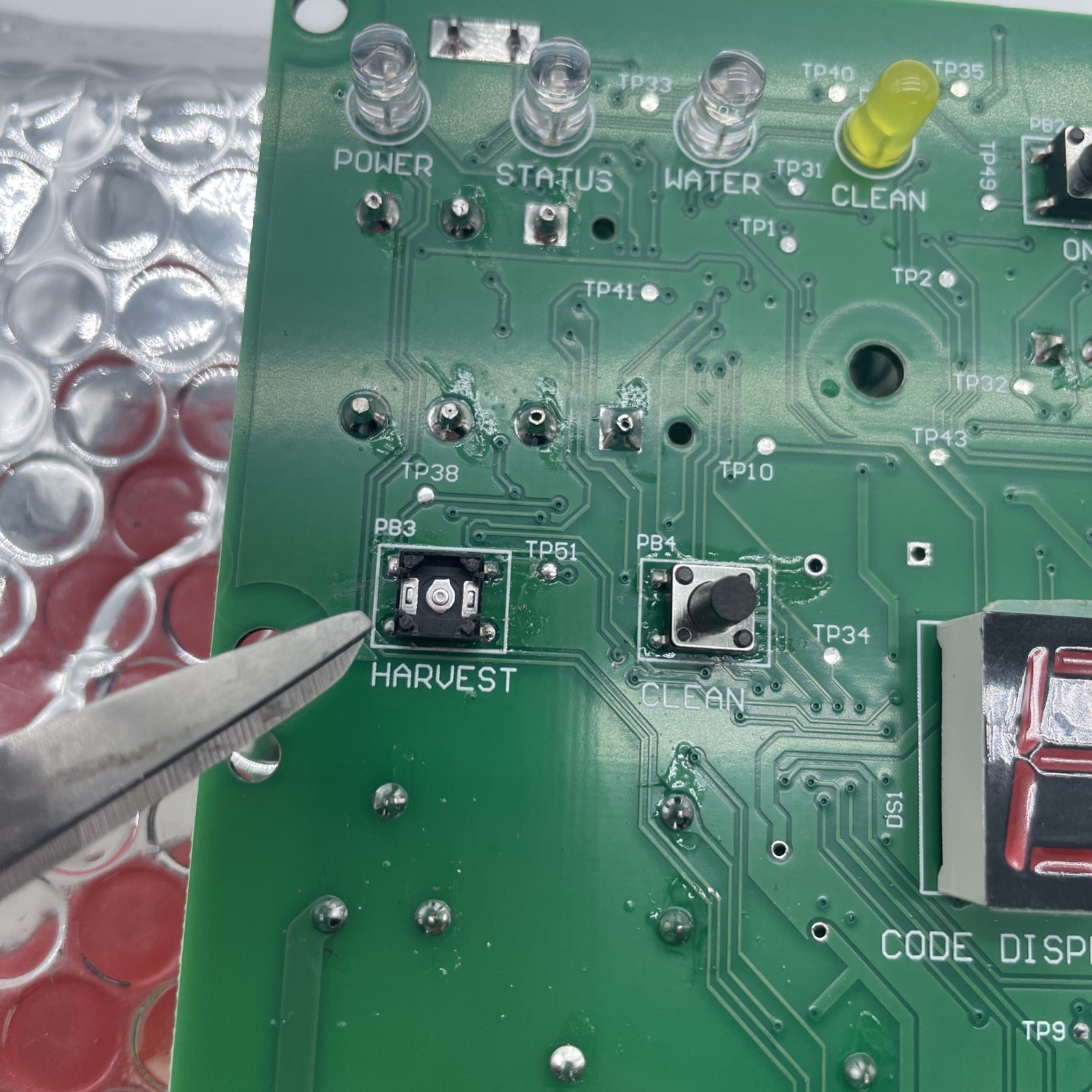 Control Board Assembly Cuber for Scotsman-Ice 11-0621-21 For Parts