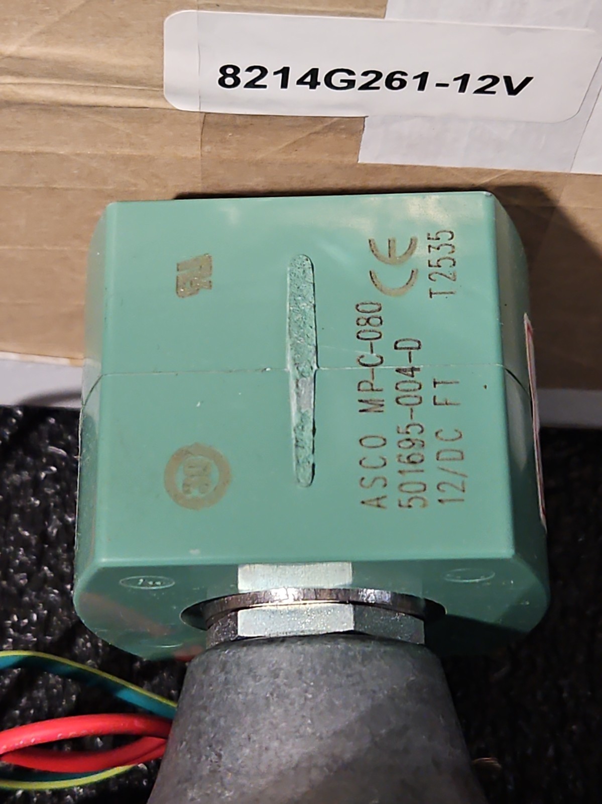 Redhat 8214G261 12V Dc Aluminum Fuel Gas Solenoid Valve.