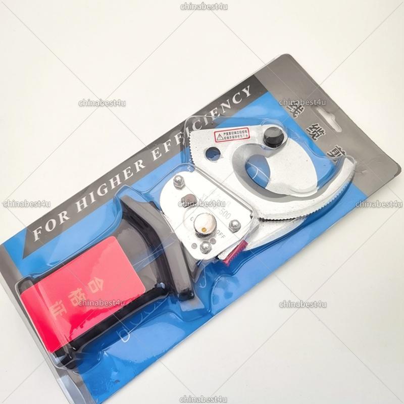 Heavy Duty Ratcheting Wire Cut Hand Tool Ratchet Cable Cutter Cut Up To 500mm2