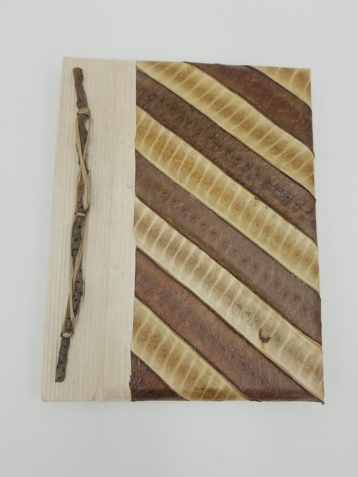 Natural Paper Leaves Cover w/Recycled Paper Notebook/Scrapbook Indonesia