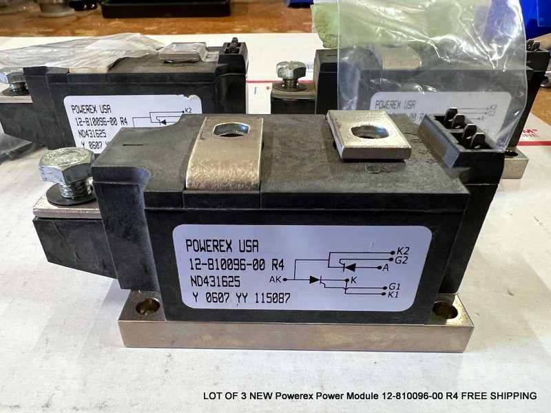 LOT OF 3 NEW Powerex Power Module 12-810096-00 R4 FREE SHIPPING