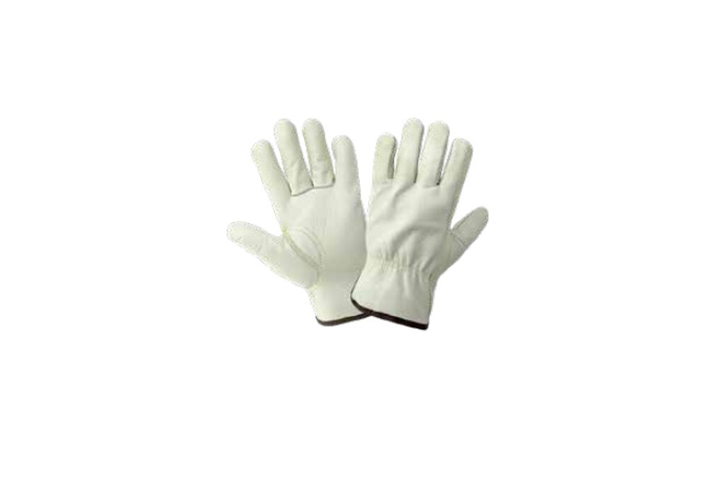 Global Glove 3200B Cowhide Grain Driver Glove, Beige, 1 Dozen, FREE SHIPPING