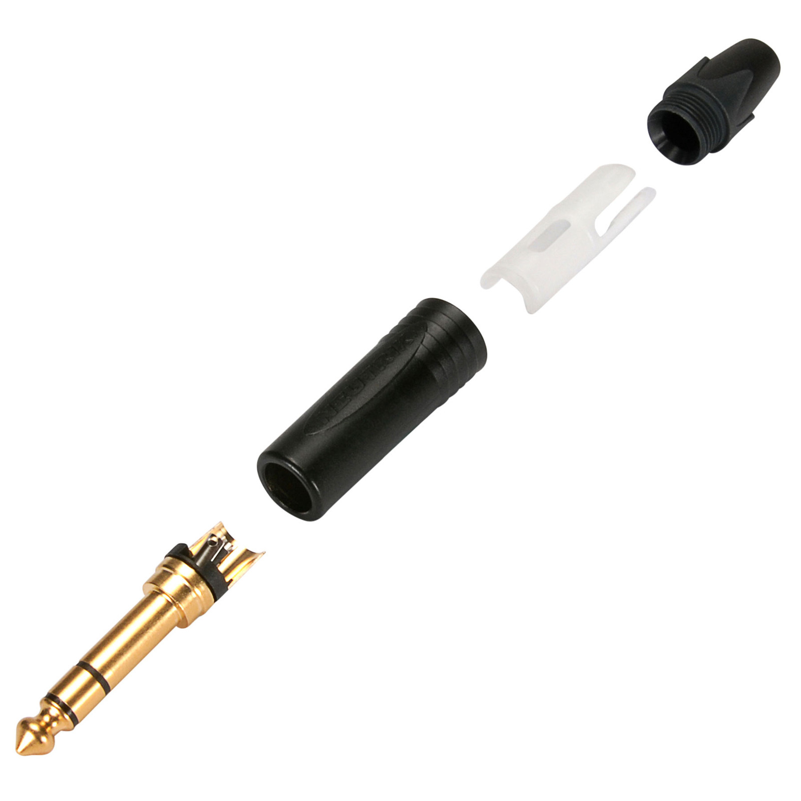 Neutrik NP3X-B Plug 1/4″ Stereo Black/Gold