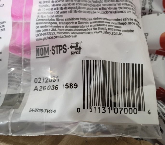 3M Particulate Filter 2097, 100pcs (Packs of 2, 50 Packs per Order)
