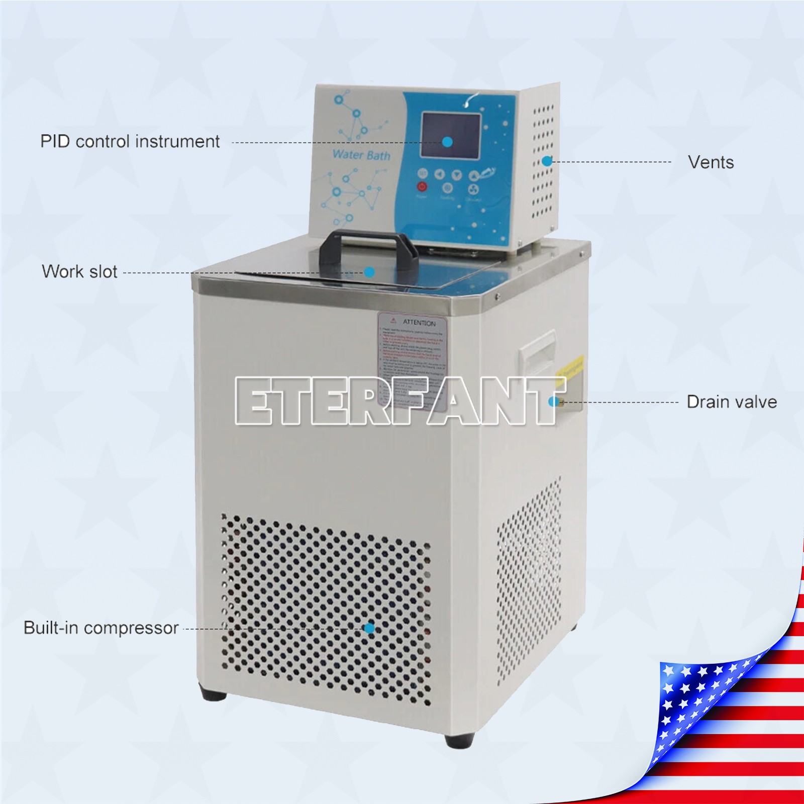 5℃~100℃ 6L Refrigerated Recirculator Bath Heated/Chilled Circulator