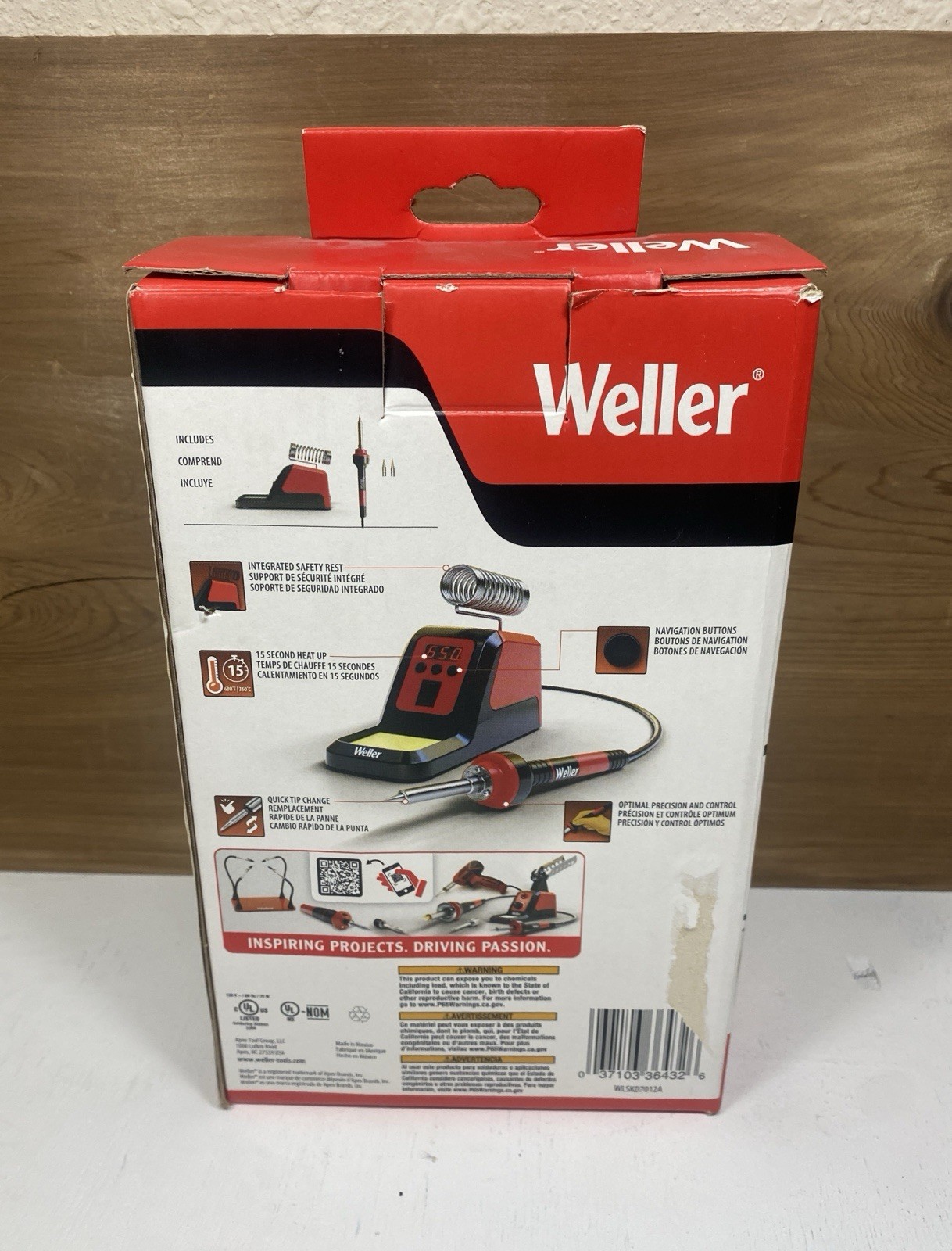 Weller WLSKD7012A Digital Soldering Station, 70W Digital, Precision Iron, 120V