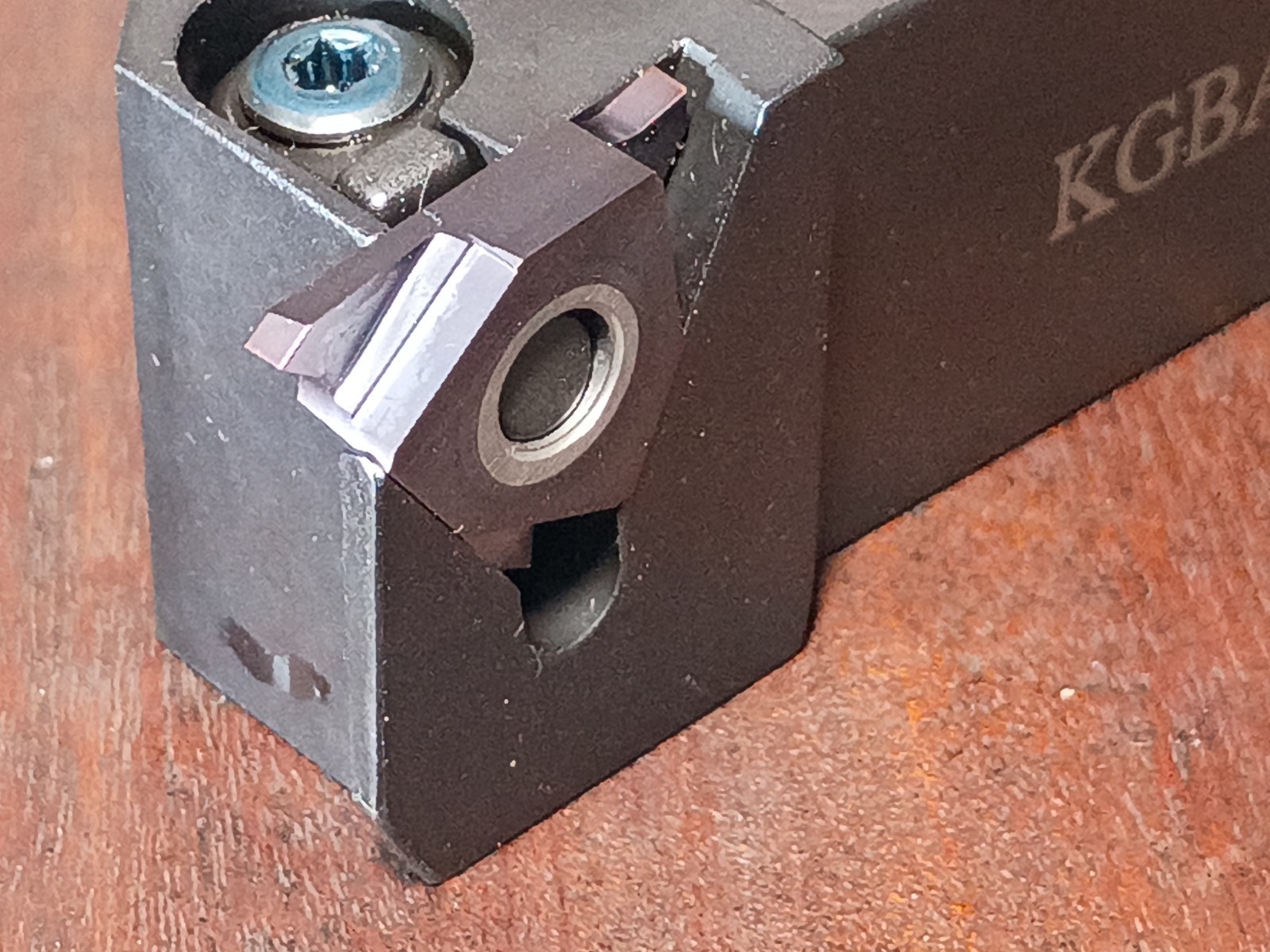 Kyocera KGBAR2525M22-25T5 Indexable Lathe Toolholder New GBA43R195-020 Insert