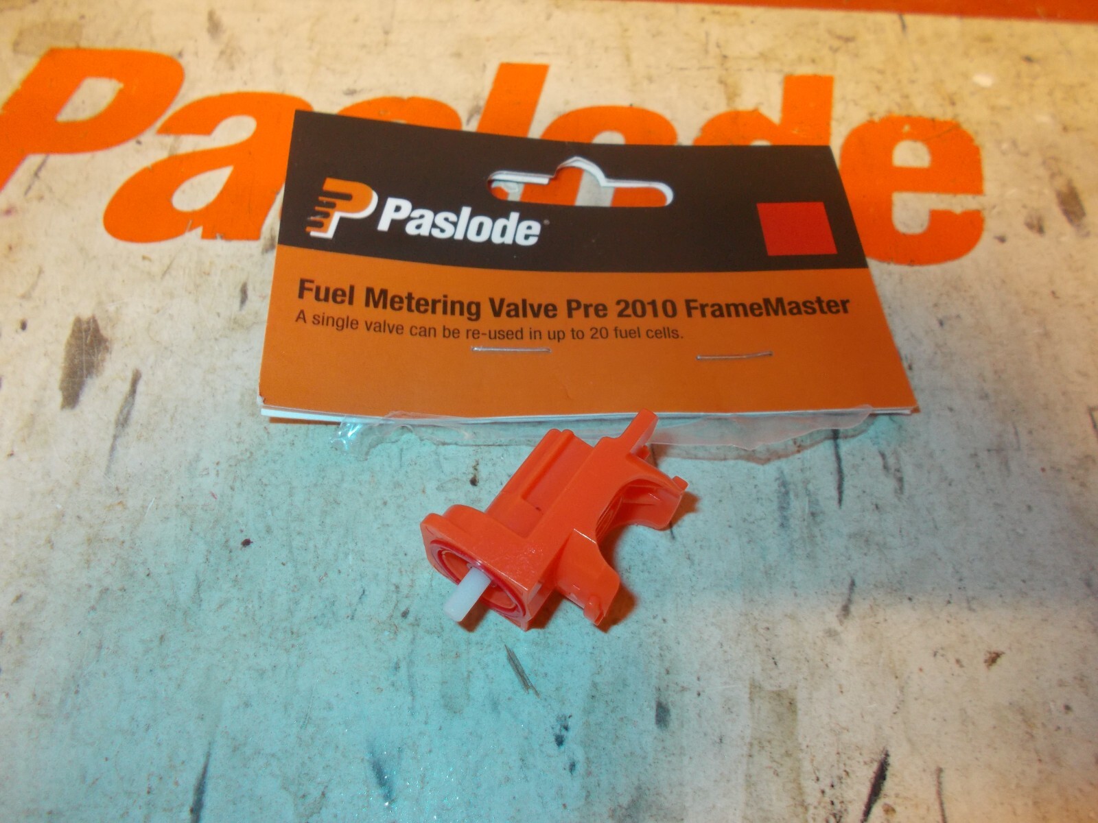 Paslode # 902272R Metering Valve Red – One Piece – Fits Orange Fuel Cell Framers