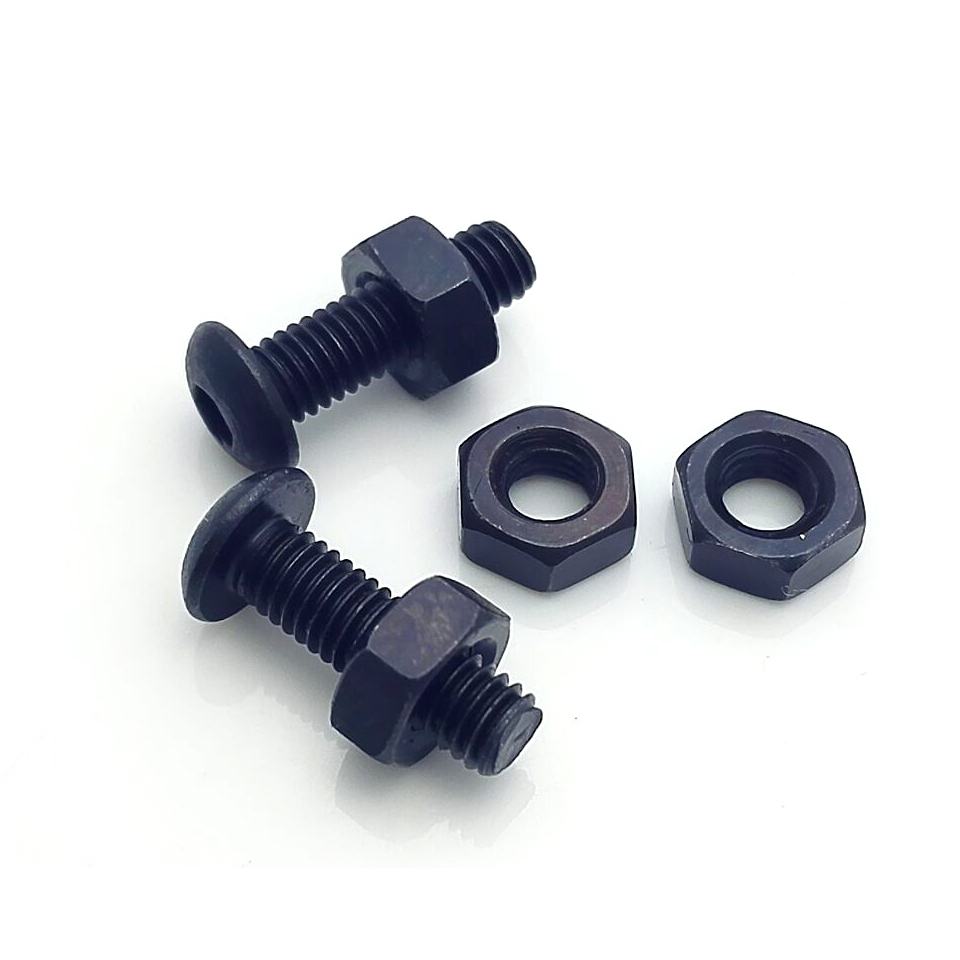 US Stock 50pc M3 x 10mm Alloy Steel Hexagon Socket Button Head Screw ISO7380 Nut