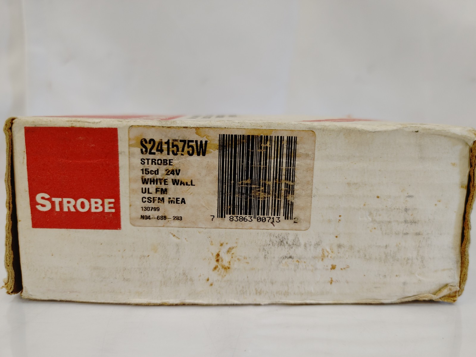 System Sensor S241575W White Strobe – WORN BOX