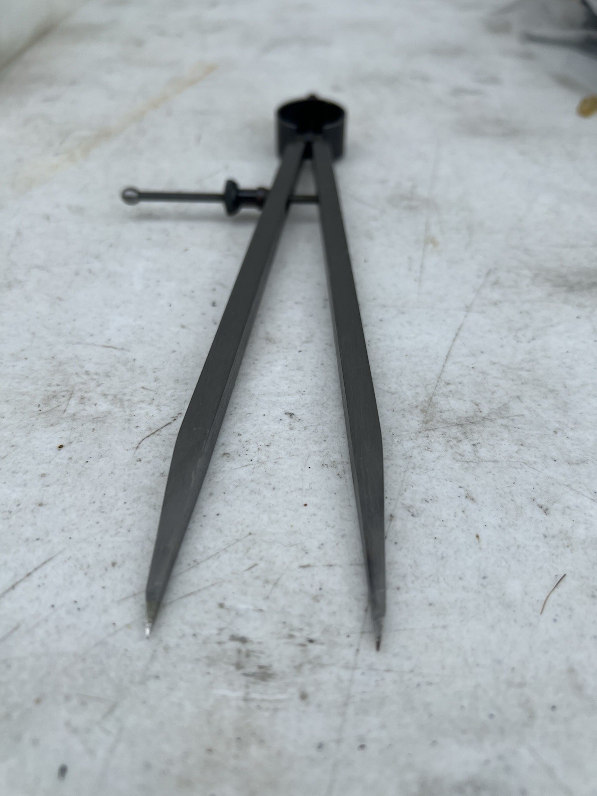 vintage ALVIN Germany Drafting Machinist 8″ Spring Calipers Dividers Carpenter