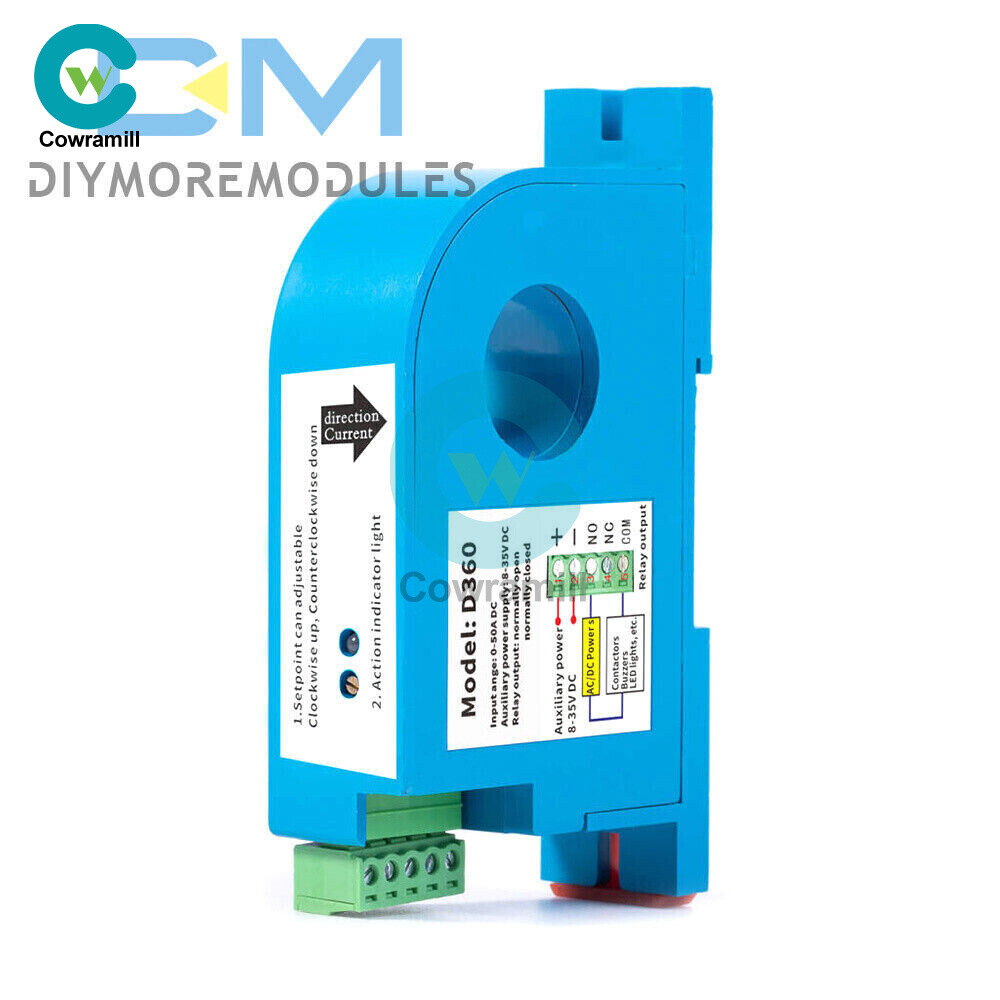 DC Current Sensing Switch Overload Protection Hall Sensor D360-50A D366-300A