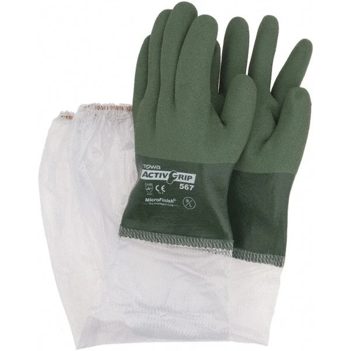 PIP 56-AG567/L ActivGrip Supported Chemical Resistant Work Gloves Large