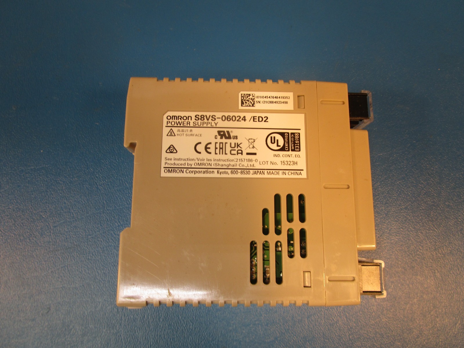 OMRON S8VS-06024 ED2, Switch Mode Power Supply, Capacity 60 W, Output 24 V