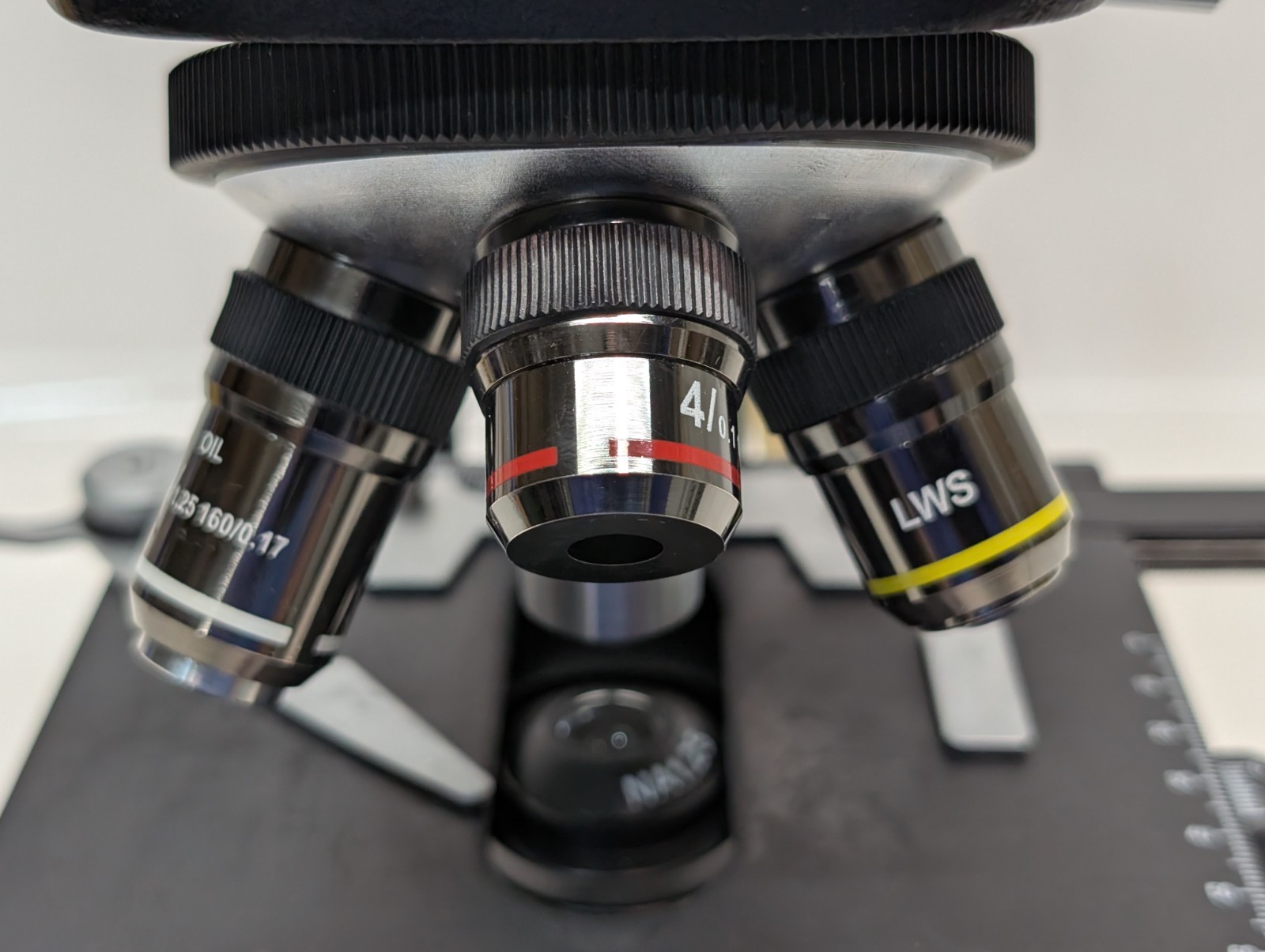 LW Scientific Revelation III Compound Microscope, 110V, 60Hz, 4 Objective Lenses