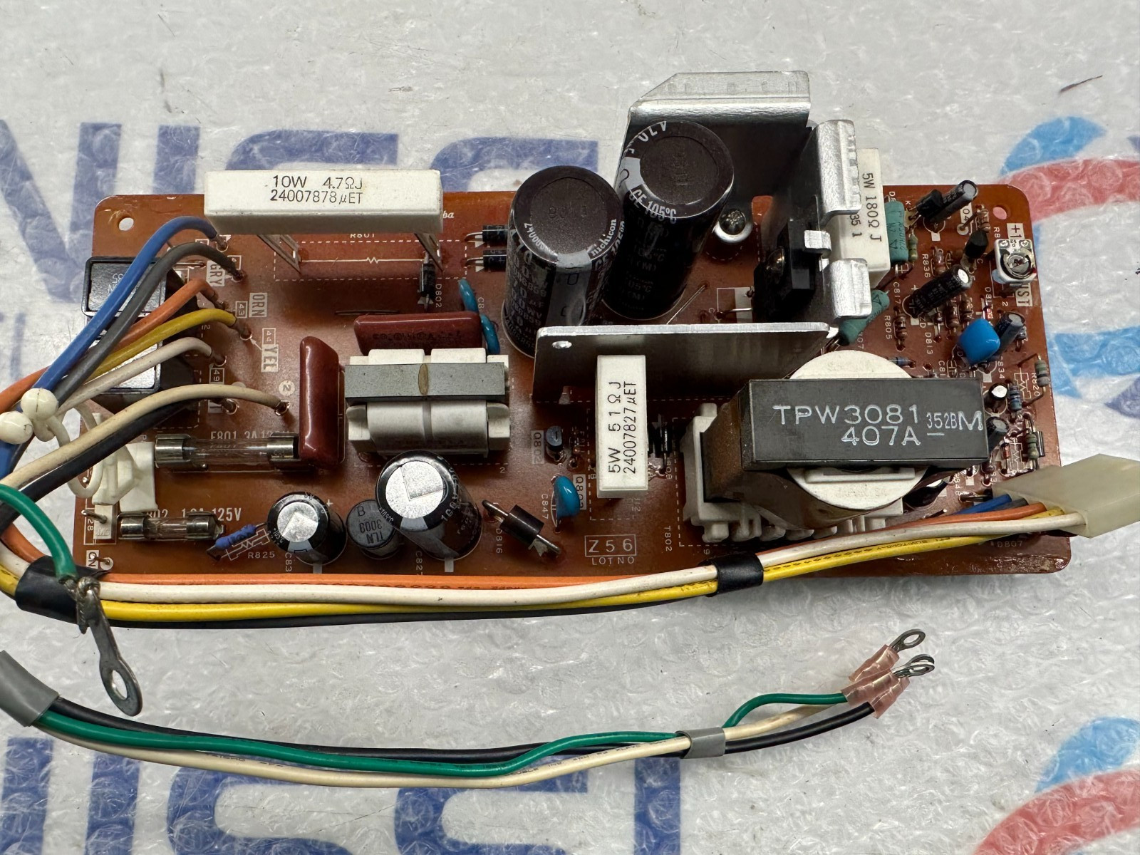 Lam Research 852-017500-001 CRT Operator Interface power supply Assy PW6020