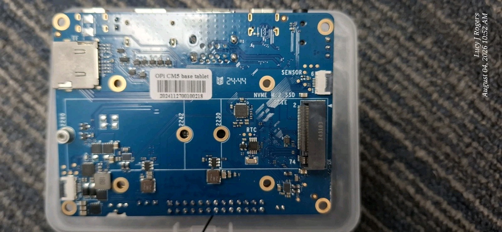 Orange Pi CM5 16gb Ram with tablet baseboard