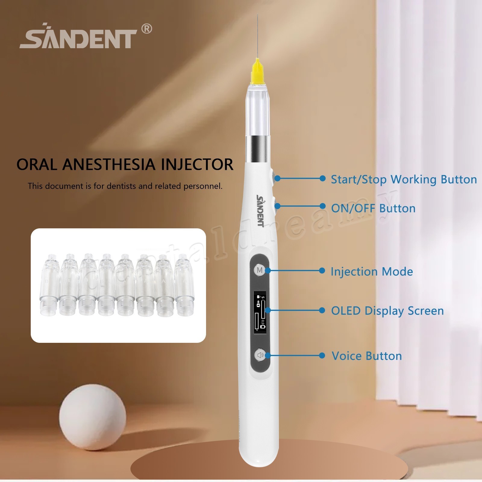 Woodpecker Style Dental Painless Oral Local Anesthesia Device anestesia Pen uk