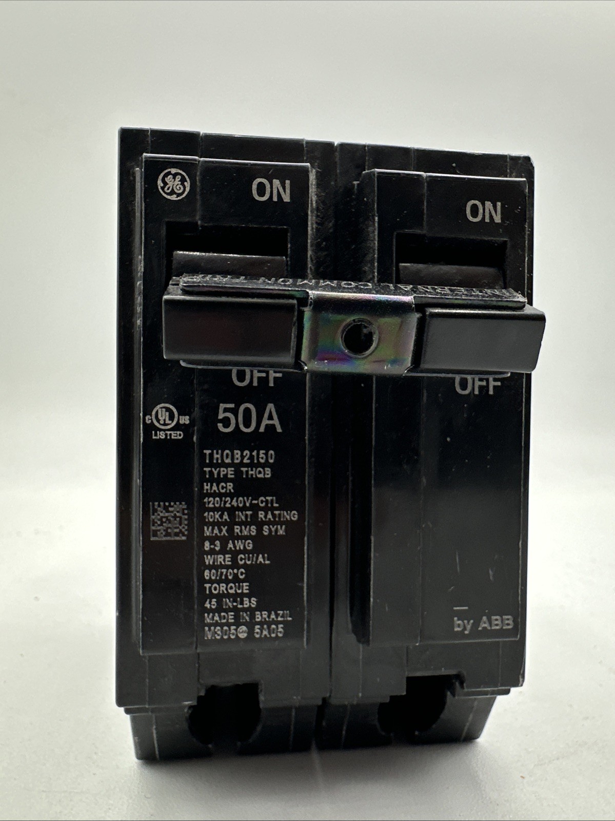 GE THQB2150 50 Amp 2 Pole 120/240V Mini Circuit Breaker
