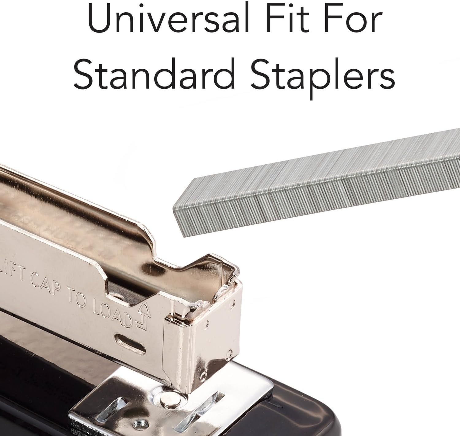 ® Standard Staples, 1/4″, Full Strip, Box of 5,000