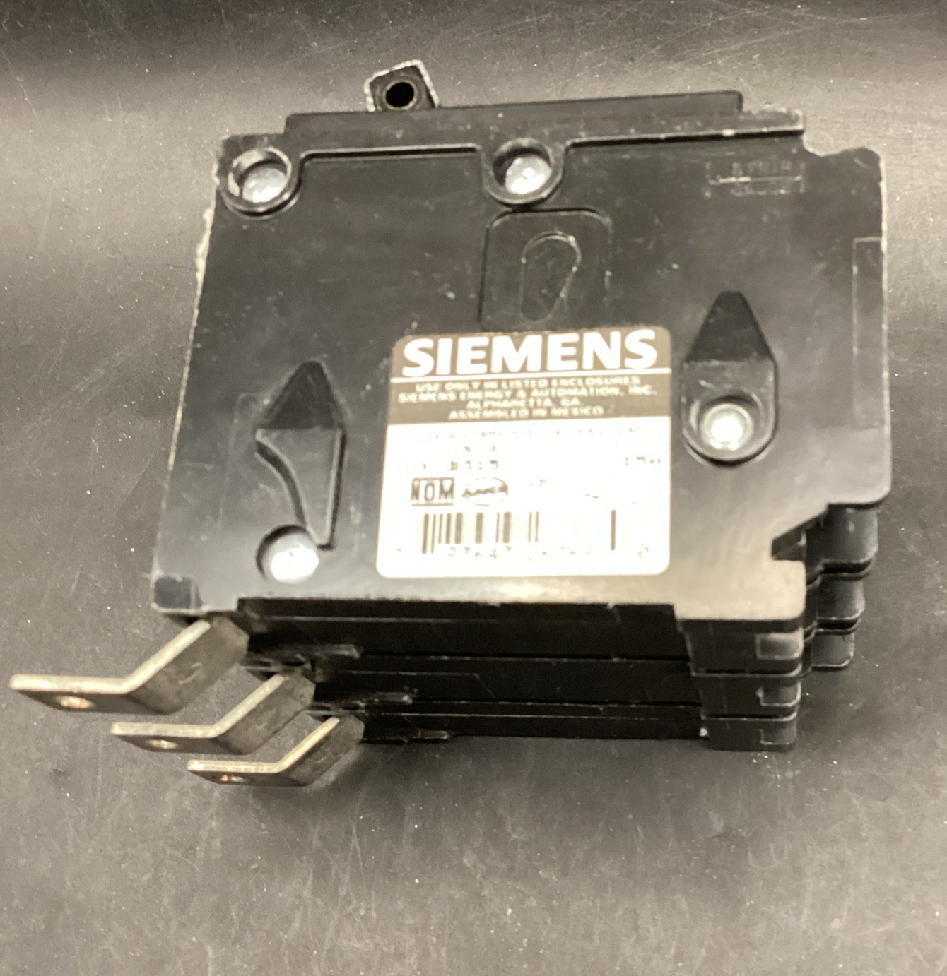 Used SIEMENS B315 15Amp 120/240V 3 Pole Circuit Breaker