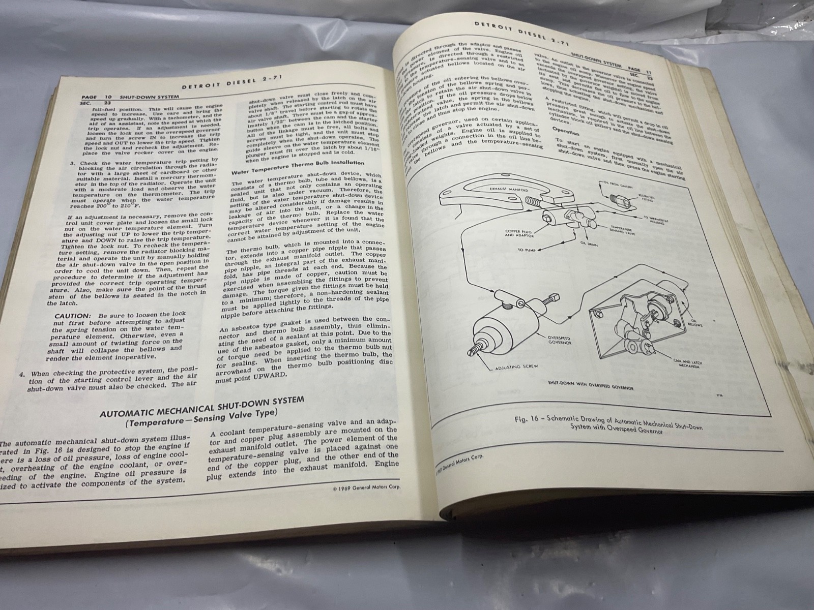 Detroit Diesel 2-71 Engine Maintenance Overhaul Manual 1969 6SE-109
