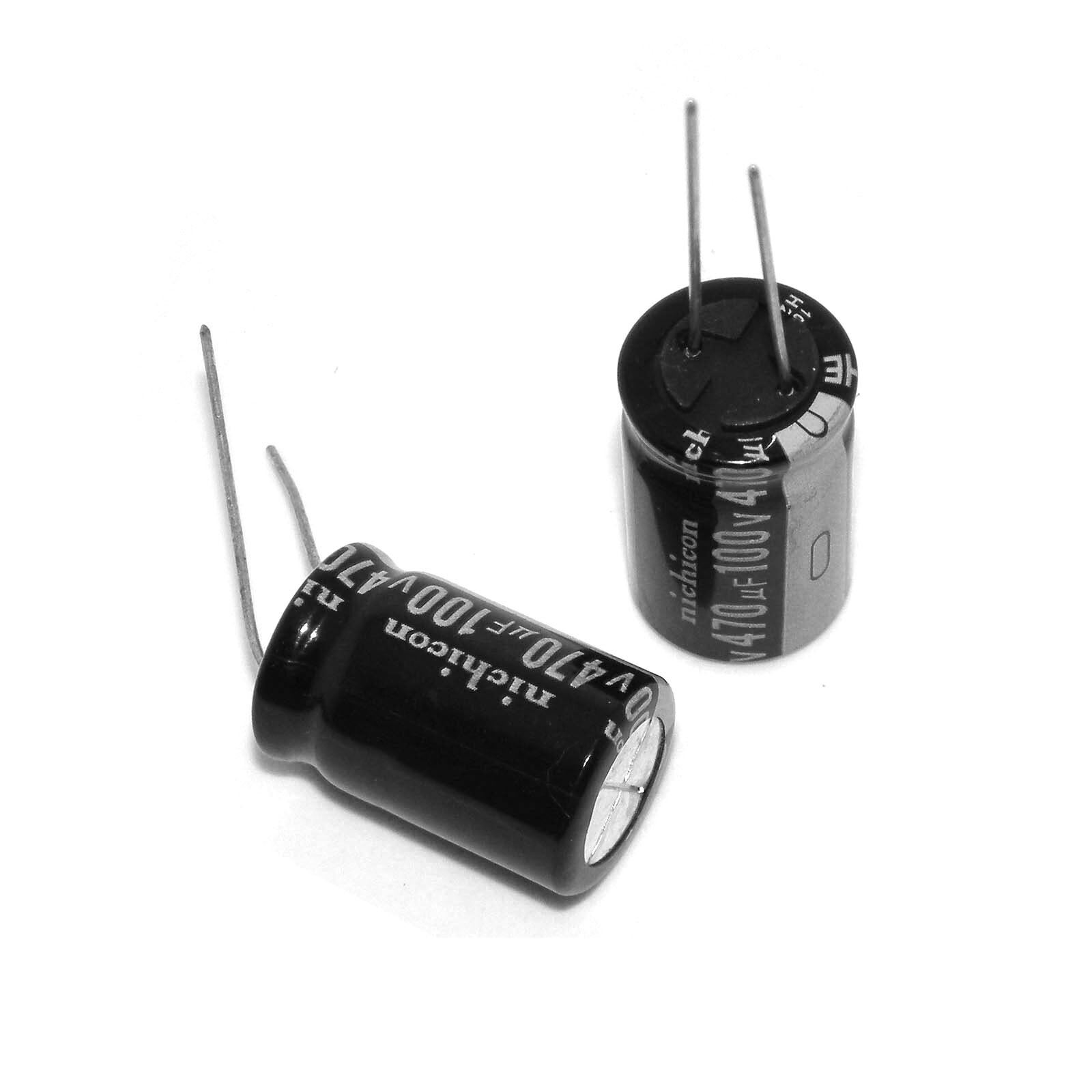 10x 470uF 100V Nichicon Radial Electrolytic Capacitors 100V 470uF 16×25 mm