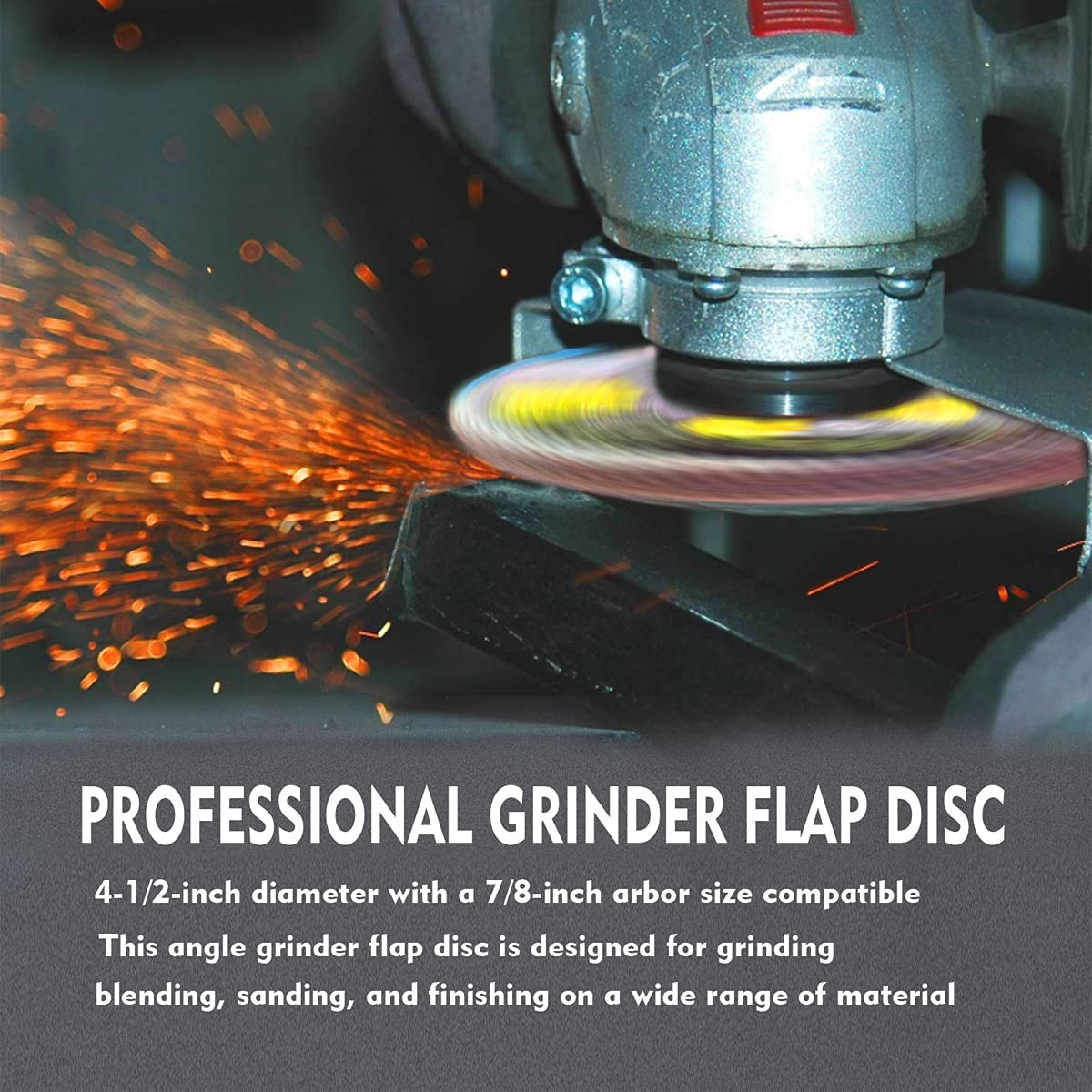 71878 50-Pack 4.5″ 40 Grit Type 27 Grinding Wheels for Metal/Wood