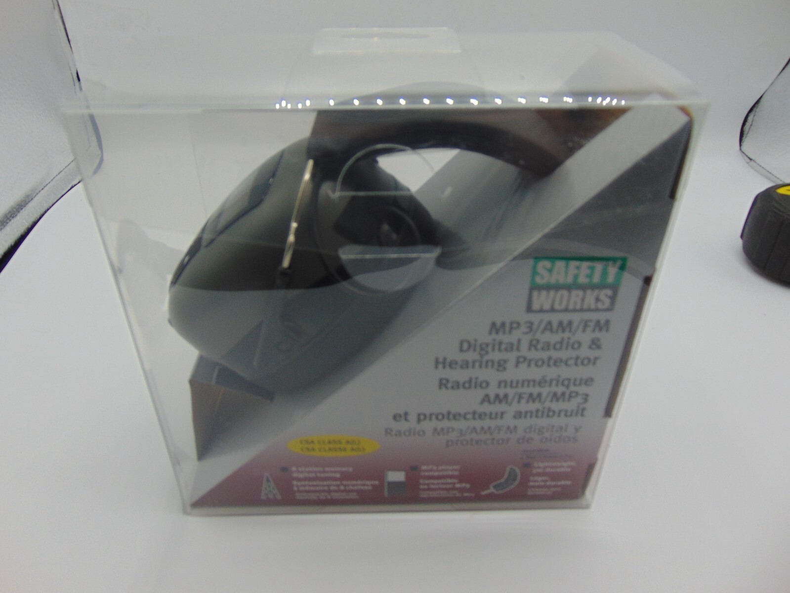 Safety Works Hearing Protector Headphones Digital Radio MP3/AM/FM #10121816 New