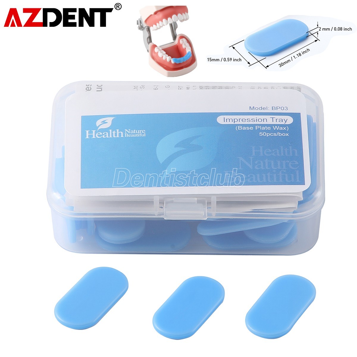 Dental Thermoplastic Sheets For Temporary Crown Guide Modled Impression CE FDA