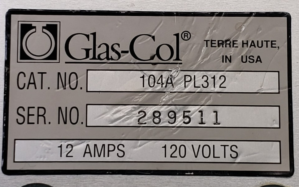 Glas-Col PL312 MiniTrol Temperature Controller