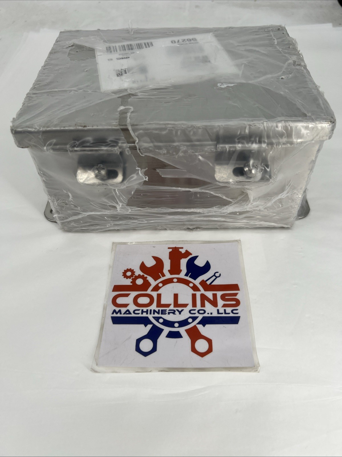 Nvent Hoffman A8064CHNFSS, SS JIC BOX, Type 4X, 8x6x4, Stainless 304, NEMA 3RX