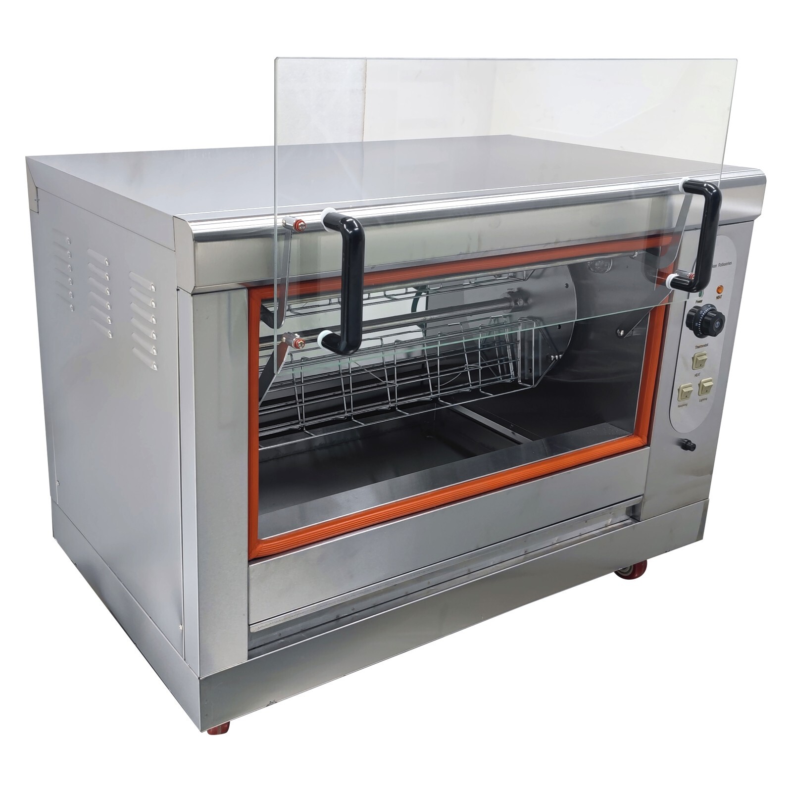 220V Table Type Electric Chicken Rotisserie Machine 122-572°F Temp. Range 8.16HP