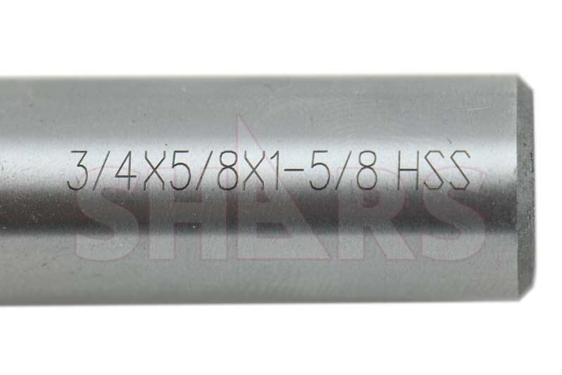 SHARS 3/4″ x 5/8″ HSS 4 FLUTE SINGLE END MILL NEW !}