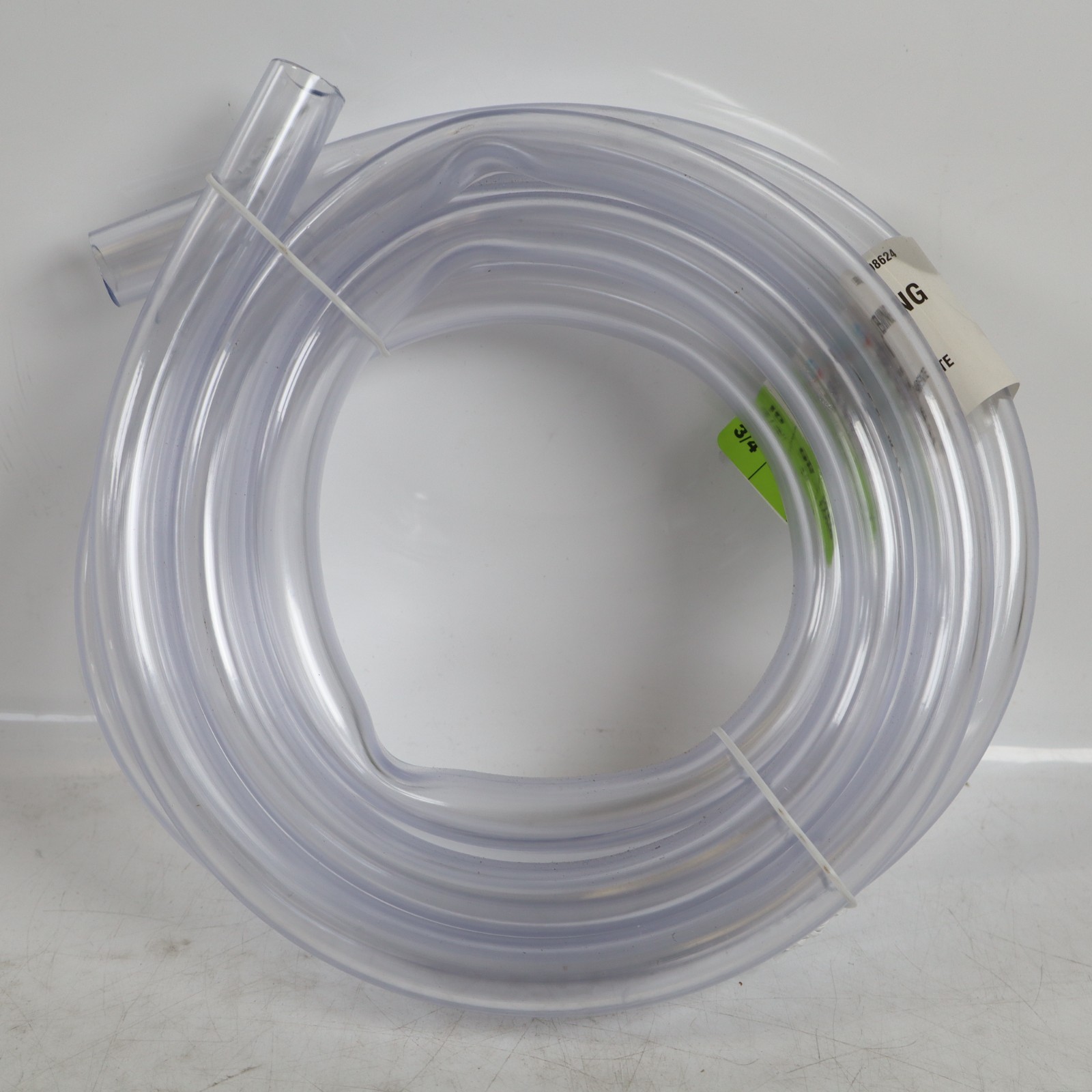 Eastman EZ-FLO 10 Ft. Clear Vinyl Tubing 3/4 In. ID x 1 In. OD 98624 (Some Bent)