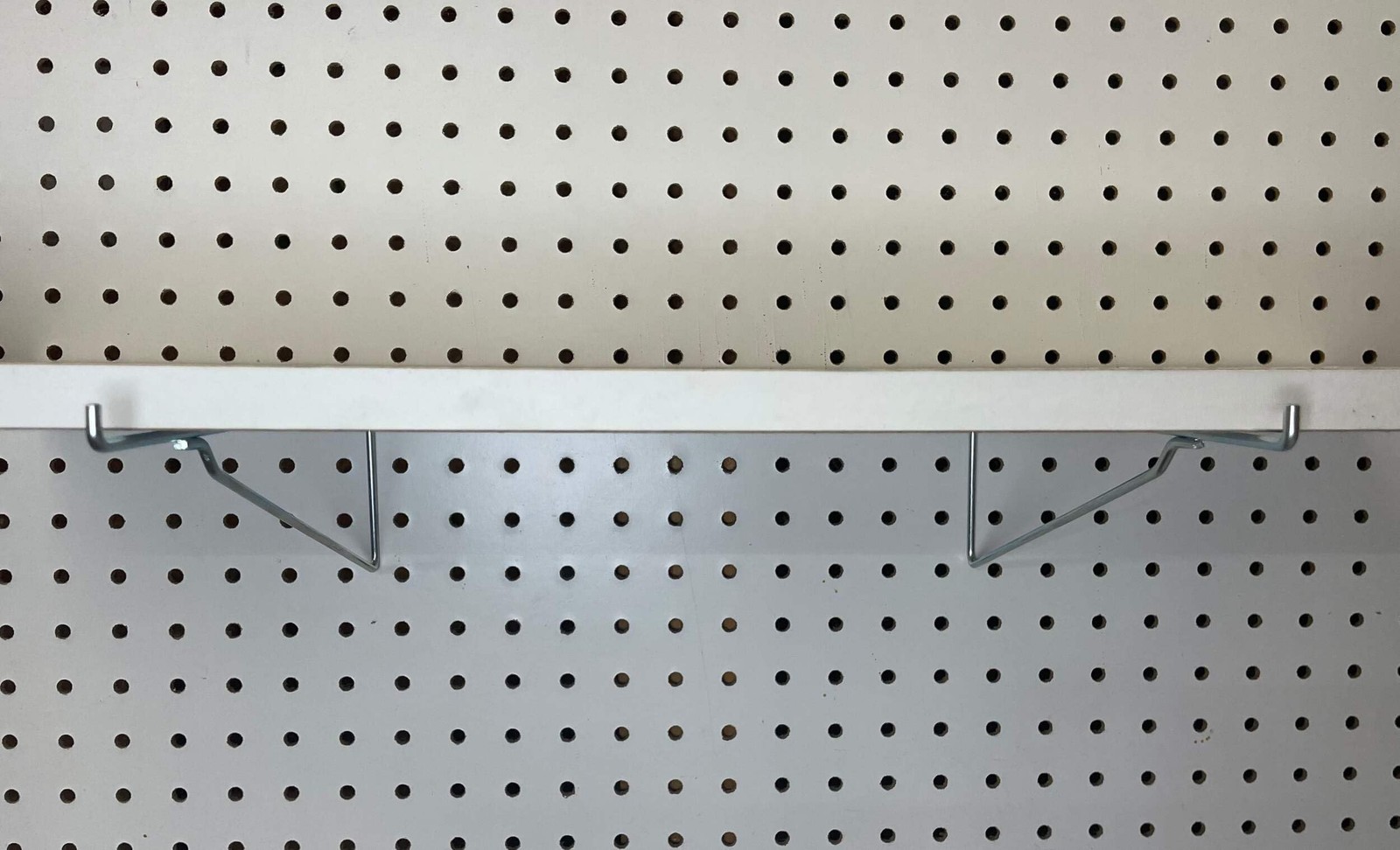 ProCraft Brand (2 Pack) Metal 12 Inch Shelf Bracket Garage Peg Hanger Silver