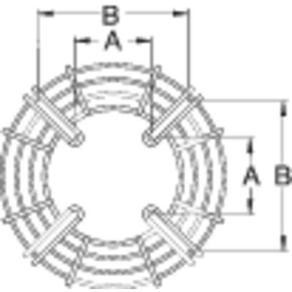 Dayton 2Atb6 Fan Guard For 16 In Blade Dia, Polyester Powder Coated, Steel,
