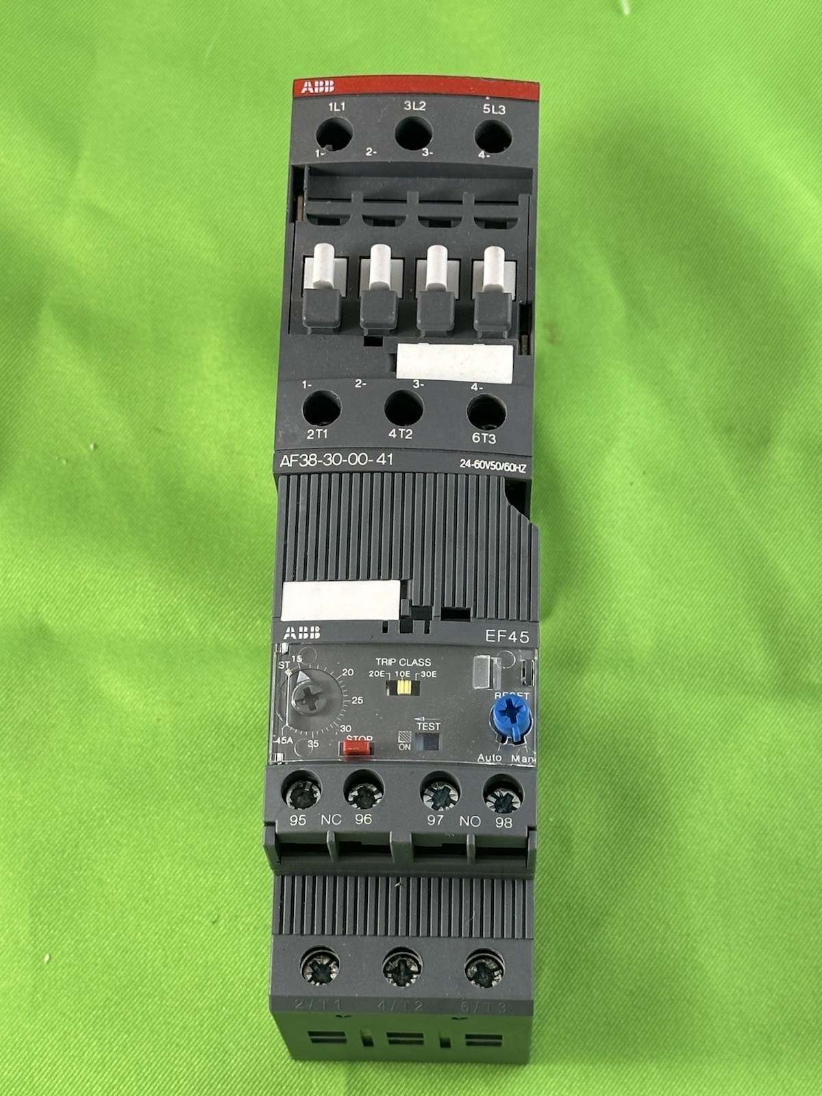 ABB AF38-30-00-41 + EF45 50A Contactor/Overload Used For 1 Week