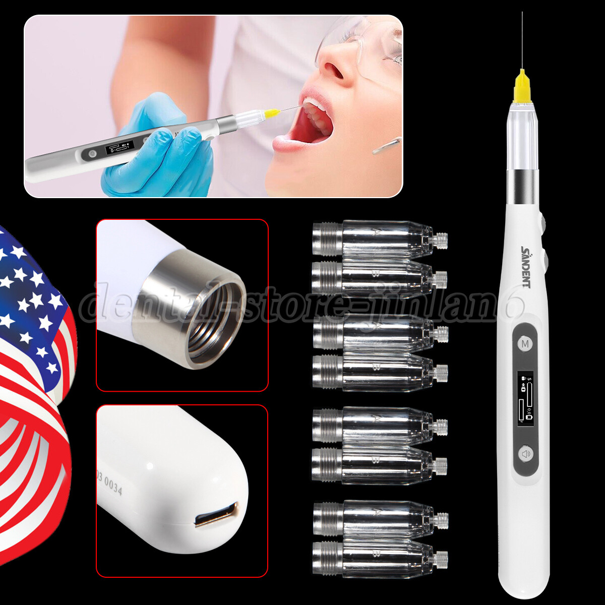 Dental Digital Electric Painless Oral Local Anesthesia Delivery Injection Device